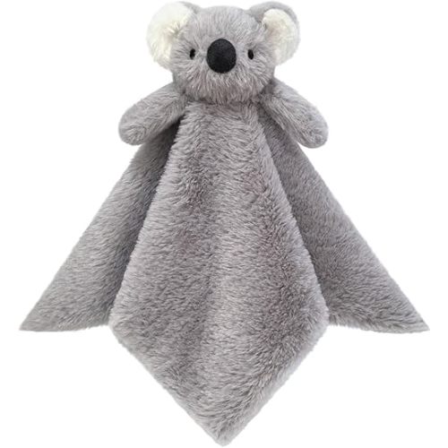 Baby Gray Koala Soft Stuffed Animal Security Blanket, Plush Koala Character Lovey Blanket, Baby Shower/Nursery Gift, Newborn Infant Toddler Snuggle Blankie for Girls Boys, 14 Inches