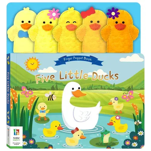Five Little Ducks Finger Puppet Book | Baby Bunting AU