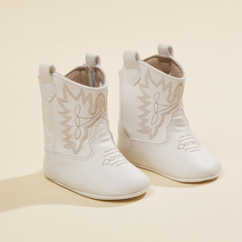 Jesse White Baby Cowboy Boots | Tullabee