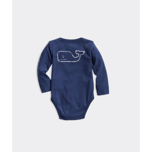 Shop Baby Long-Sleeve Vintage Whale One-Piece at vineyard vines