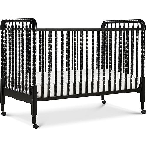DaVinci Jenny Lind 3-in-1 Convertible Baby Crib, Ebony