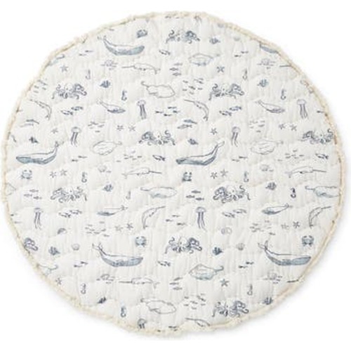 Life Aquatic Reversible Print Round Play Mat