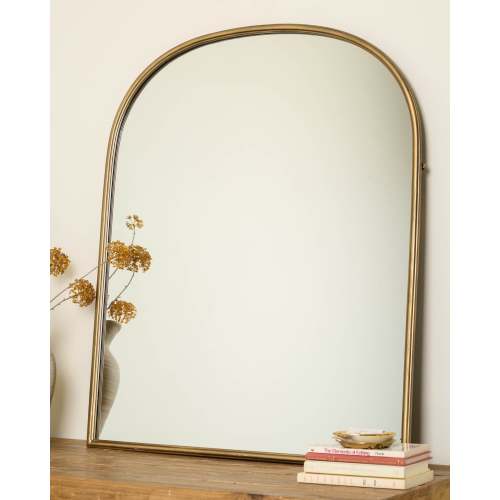 Archer Brass Metal Framed Mirror – Magnolia