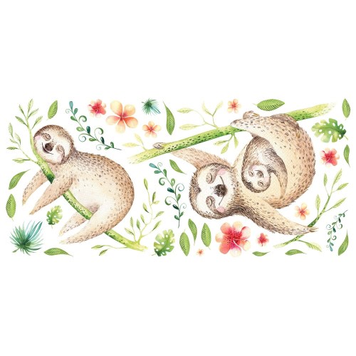 RoomMates Lazy Sloth Giant Wall Decals