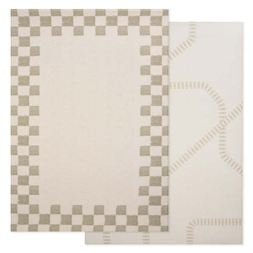 Muse Edition Large Foam Play Mat - Olive Border/Rail