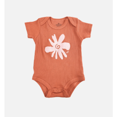RIBBED COTTON ONESIE