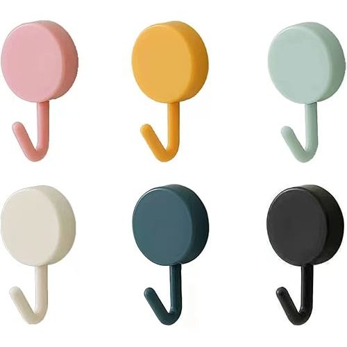 6 Pack Adhesive Hooks