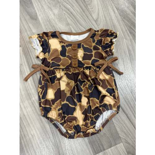Girls Camo Bubble