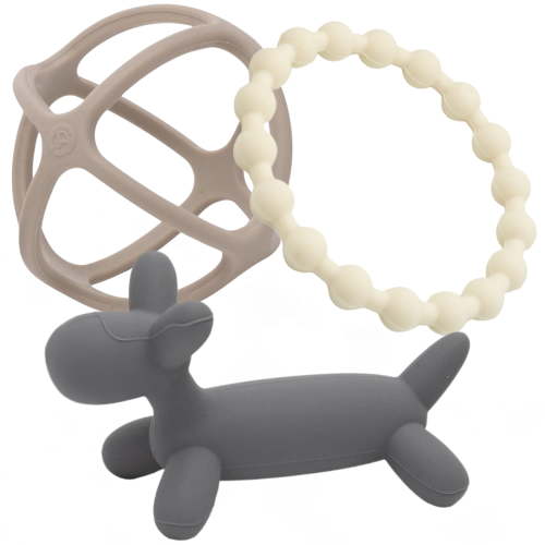 WeeSprout Teethers for Baby, Silicone Toys for Infant Teething
