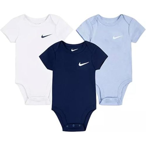 Nike 3 pack onesies (midnight navy) 3 month (US, Age, 0 Months, Midnight navy)