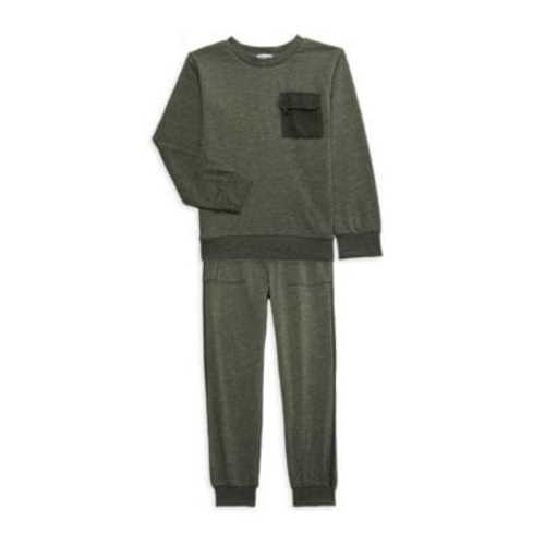 Baby Boy's & Little Boy's 2-Piece Sweatshirt & Joggers Set