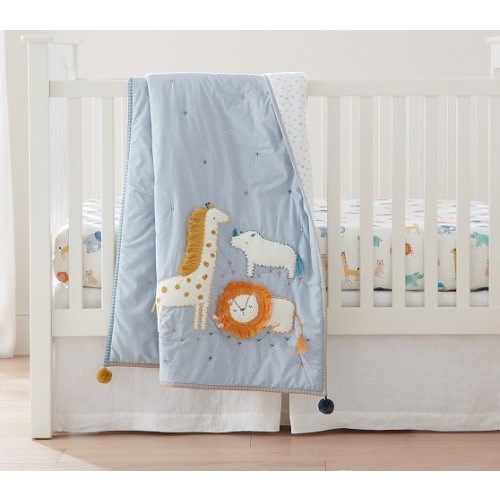 Scout Safari Baby Quilt | Pottery Barn Kids
