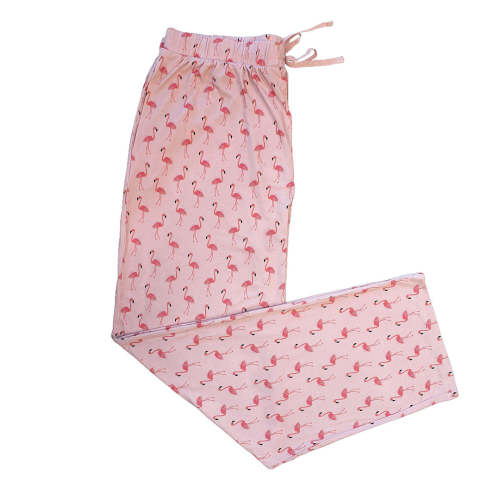Fancy Flamingos Bamboo Relaxed Lounge Pajama Pants – Emerson and Friends, Size Large