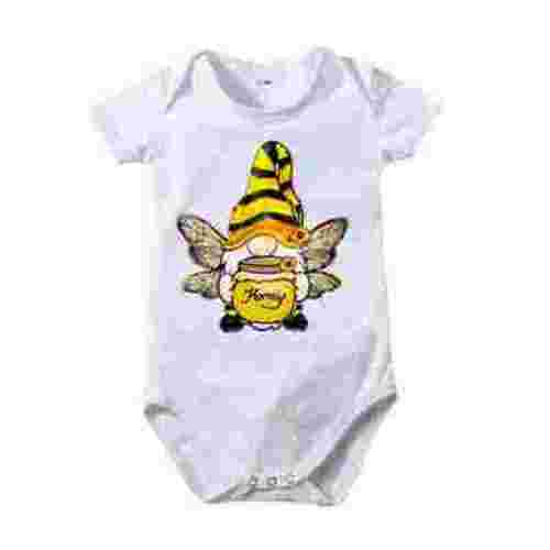 MZXELPRJD Baby Boys Girls Bodysuit Soft Romper 0-24 Months Bumble Bee Print Jumpsuit Short Sleeve Summer Clothes Infant Coming Home Clothes Outfits