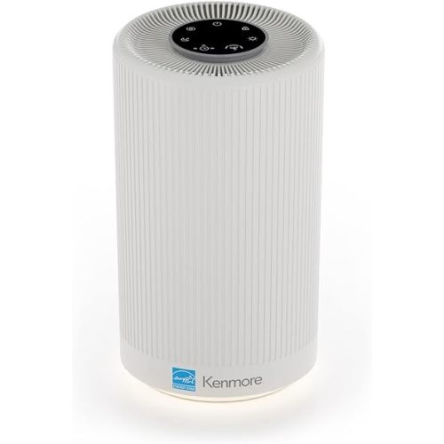 Kenmore PM1005 Air Purifier with H13 True HEPA Filter, Covers Up to 850 Sq.Foot, 25db SilentClean 3-Stage HEPA Filtration System for Office & Bedroom
