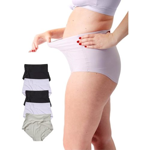 The All-In Panty, Maternity, Postpartum & C-Section Underwear, High Waisted, Soft, Stretchy for Pregnancy & Postpartum