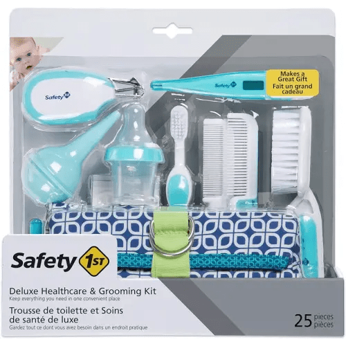 Safety 1st Deluxe 25-Piece Baby Healthcare and Grooming Kit (Arctic Blue)