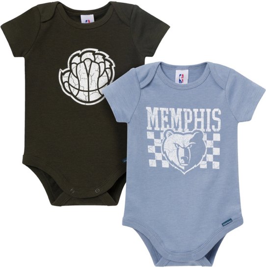 2-Pack Baby Neutral Memphis Grizzlies Bodysuits – Gerber Childrenswear