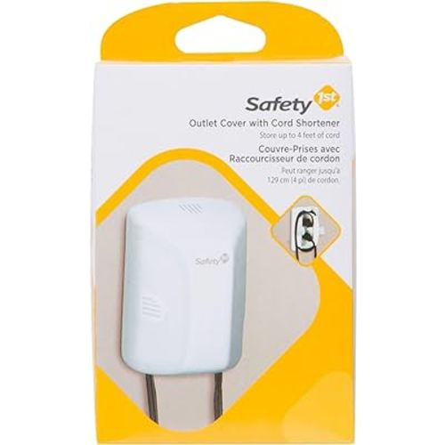 Safety 1st Outlet Cover with Cord Shortener for Baby Proofing