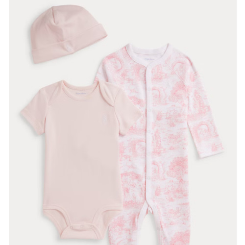 Toile Cotton 3-Piece Gift Set