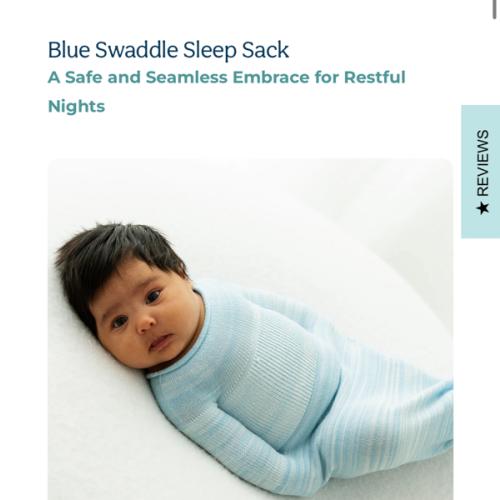 Blue Swaddle Sleep Sack – Swaddelini