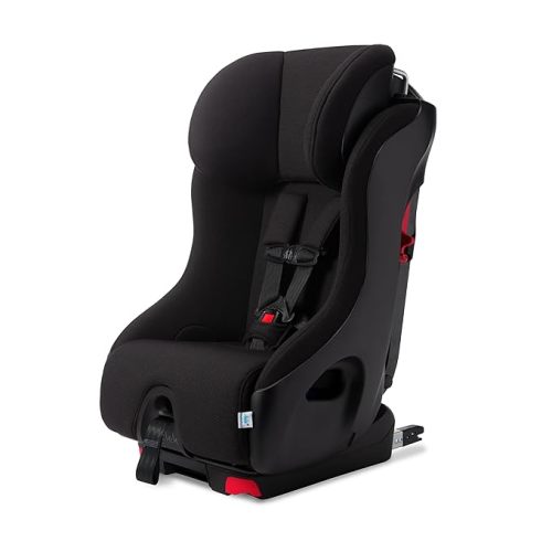 Clek Foonf Convertible Car Seat with Adjustable Headrest, Reclining Design, LATCH System, and Flame-Retardant-Free (Railroad Ziip) - Railroad Ziip (Flame Retardant Free)
