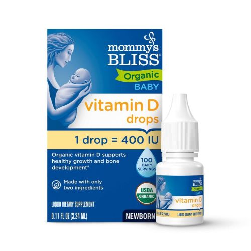 Mommy's Bliss Baby Organic Vitamin D Drops - 0.11oz (100 Servings)