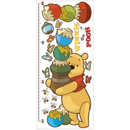 WINNIE THE POOH Growth Chart Wall Sticker Decals Nursery Room Decor Baby Decals