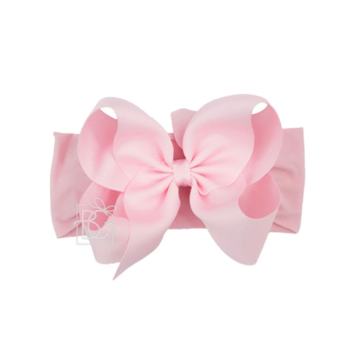 Large 5.5 Bow with Wide Nylon Headband – Junie Grace