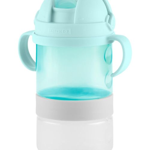 Teal/ Grey Sip To Snack 2-in-1 Set - Teal/Grey | skiphop.com
