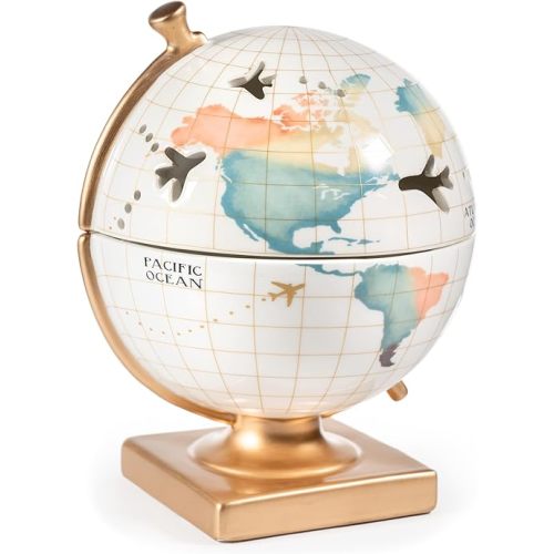 Scentsationals Vintage Collection - Scented Wax Warmer - Retro Travel Wax Cube Melter & Burner - Electric Fragrance Home Air Freshener Gift (Travel Globe)
