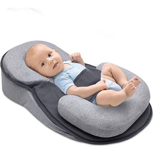 Baby Lounger Pillow for Infant Support Cushion Reflux Breastfeeding Pillow, Bottle Feeding, Tummy Time