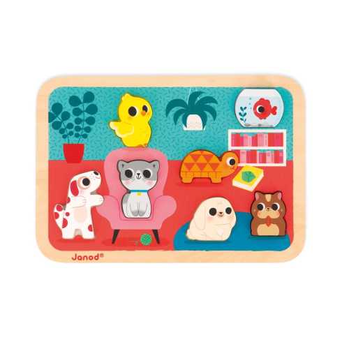 Pets Chunky Puzzle | Janod