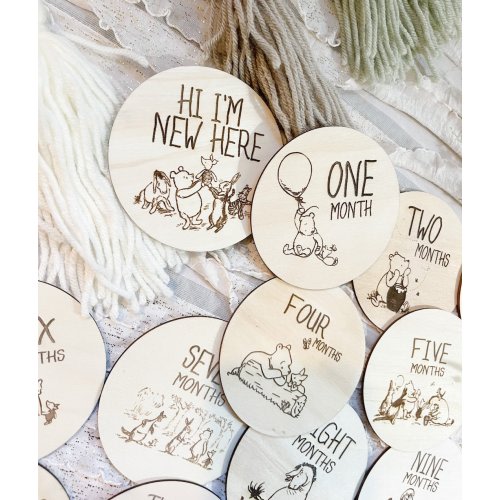 Winnie the Pooh Milestone Markers