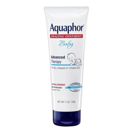 Aquaphor Baby Healing Ointment Advanced Therapy Skin Protectant, Dry Skin and Diaper Rash Ointment, 7 Oz Tube