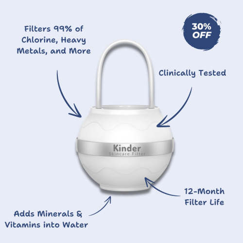 Kinder Filter - Clinically Tested Bath Filter for Healthier Skin
