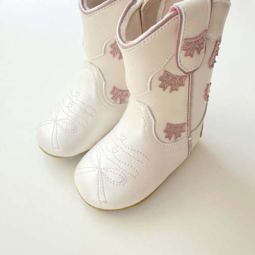 Cowgirl Bow Baby Bootie