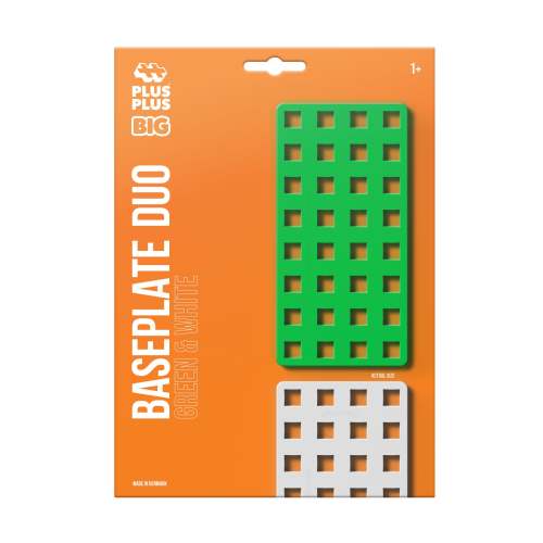 Baseplate Duo: Green & White | Plus-Plus BIG