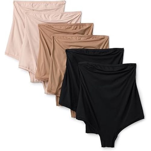 Amazon Essentials Women's Peached Microfiber Maternity Over the Bump Brief