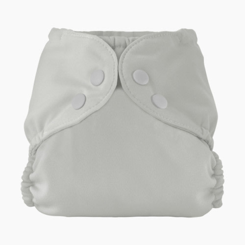 Esembly Recycled Diaper Cover (Outer) + Swim Diaper - Dove, Size 1 (7-17 Lbs)