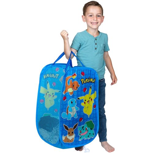 Franco Kids Room Collapsible Storage Bin Pop Up Hamper, One Size, Pokemon