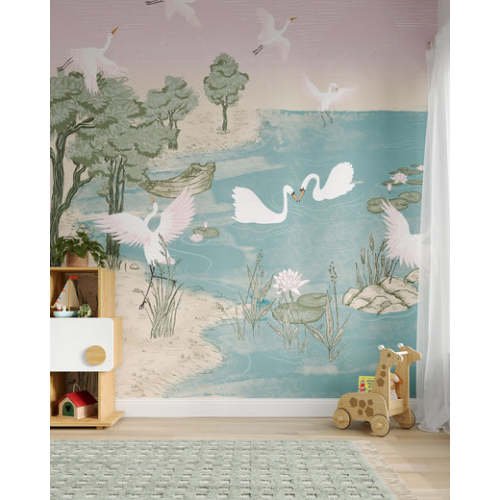 Swan Lake Wall Mural
