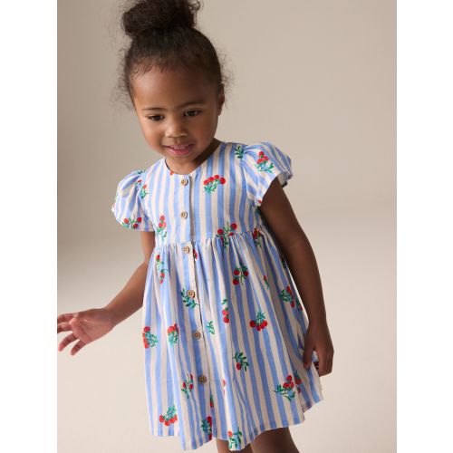 Blue Tomato Stripe Button Up Summer Dress (3mths-10yrs)