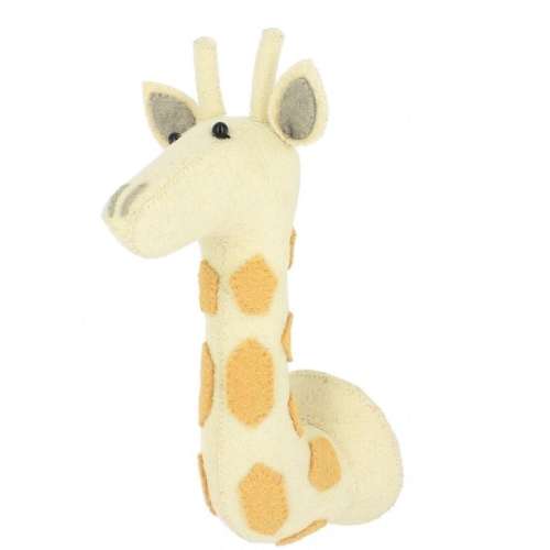Giraffe Head | Stuffed Giraffe Head | Kids Room Head | Kids Animal Head | Mini Giraffe | Noahs Ark