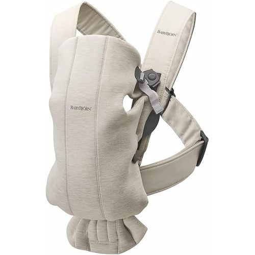 BabyBjörn Baby Carrier Mini, 3D Jersey, Light Beige