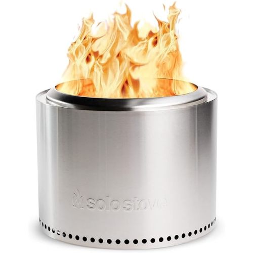 Solo Stove Bonfire 2.0-19.5 Inch Smokeless Fire Pit with Removable Ash Pan - Portable Outdoor Fire Pit - Stainless Steel - Wood Burning Lightweight Fireplace, Ideal for 4-6 People, 20 lbs