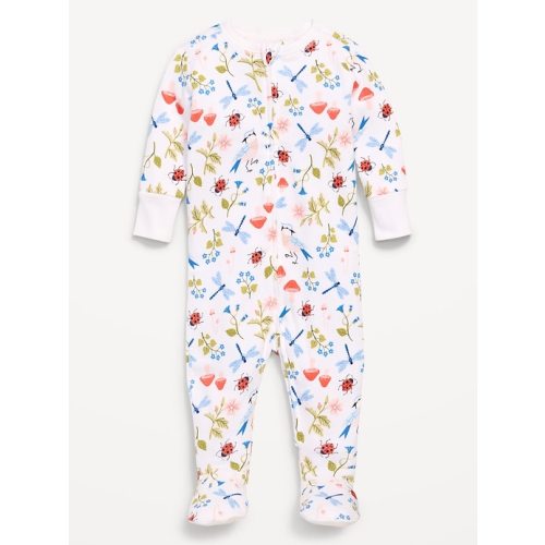 Old Navy x Lovevery Snug-Fit 2-Way-Zip Sleep & Play Footed One-Piece for Baby | Old Navy
