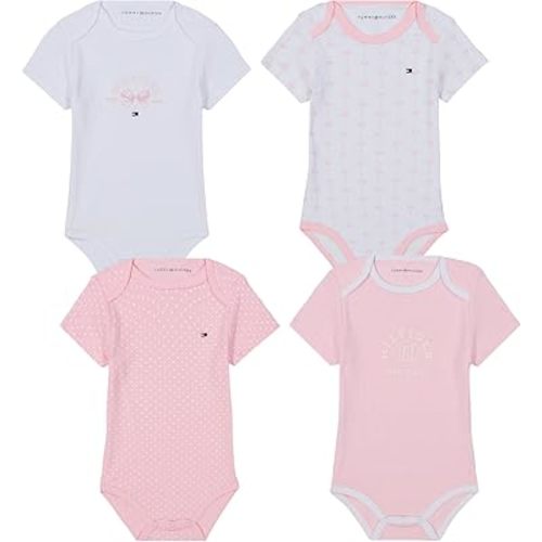 Tommy Hilfiger baby-girls 4 Pack Bodysuit