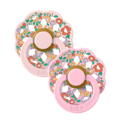 BIBS x LIBERTY Pacifiers 2 Pack | Oscar Meadow | Blossom Mix – Bibsworld store US