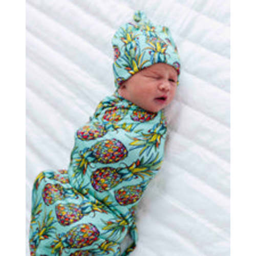I Ain't Lion Swaddle Beanie Set